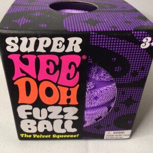 NeeDoh Purple Super Fuzz Ball Sensory Toy (1 Super Fuzz Ball Per Order)